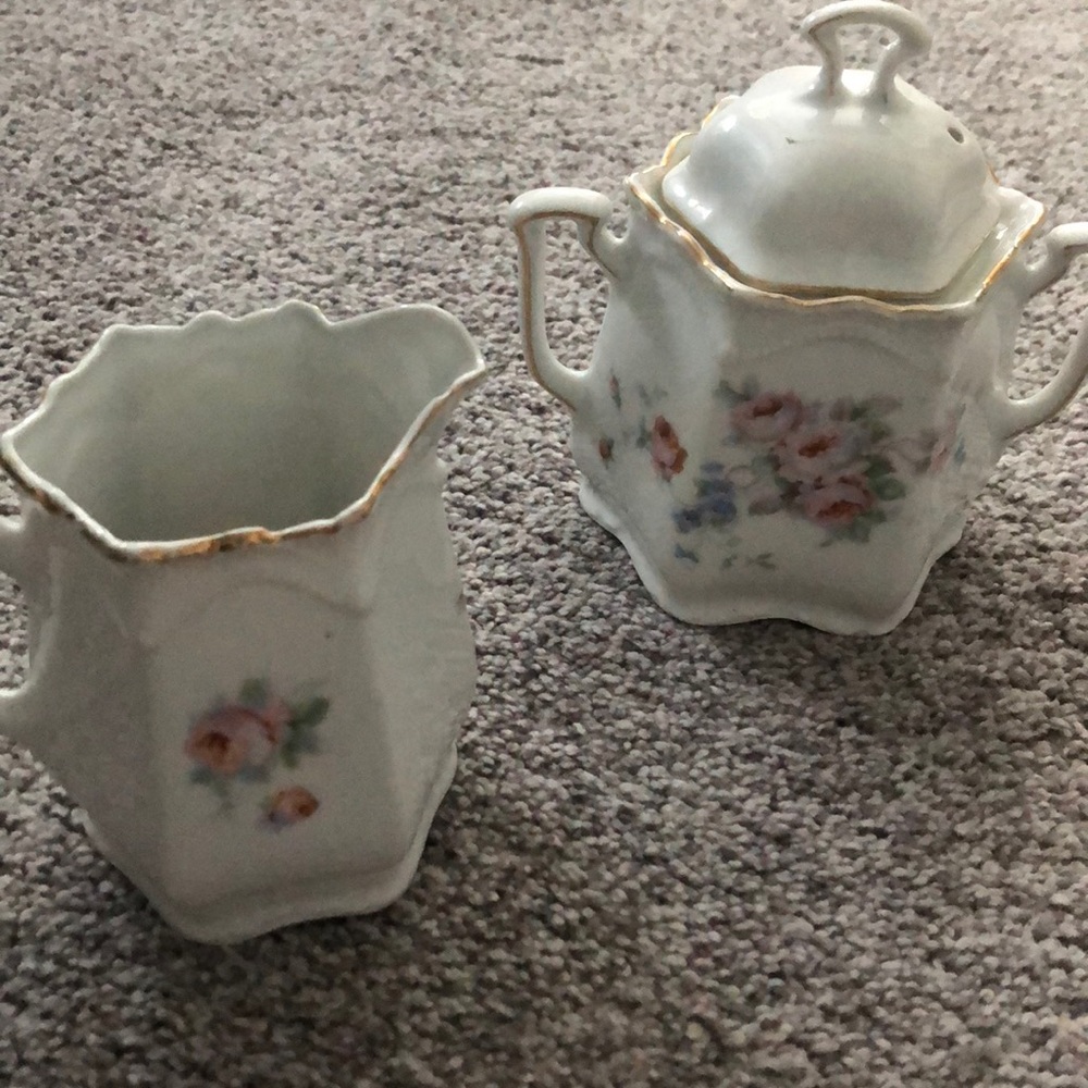Cream and sugar